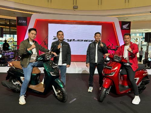 Launching New Honda Stylo 160 di Mal Ska Pekanbaaru, Minggu (3/3/2024). Foto Budy